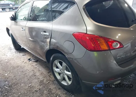 2009 Nissan Murano Sl из США, поврежденный, VIN JN8AZ18U59W031105